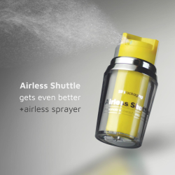 Perfect 3-step skincare Airless Shuttle, now available with airless sprayers